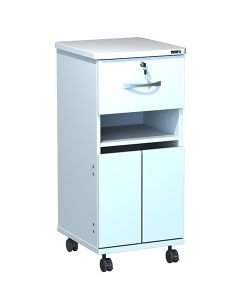 Axis Bedside Cabinet Sun-BLS2/WHT/KA [Pack of 1]