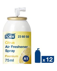 Tork Citrus Air Freshener Spray 75ml [Pack of 12]