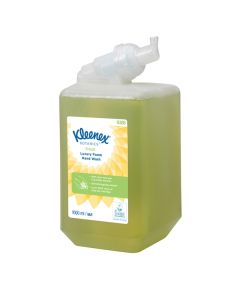 6386 Kleenex Botanics Fresh Luxury Foam Hand Soap Refill Cassettes Green 1 Litre [Pack of 6]