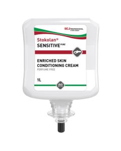 Stokolan Sensitive Pure Enriched Skin Conditioning Cream 1 Litre [Pack of 6]