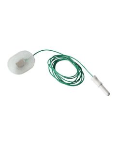 Ambu Neuroline 715 Surface Electrode, solid gel 28x20mm, 200cm coloured lead length, 1.5mm connector [Pack of 12]