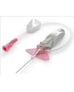 Cannula Pink 20G x 25mm Single Port with Blood Control PUR [Pack of 80]
