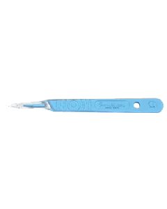 Scalpel No. 22 Sterile Disposable Fitted to Polystyrene Handle [Pack of 10]