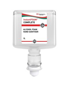 Instantfoam Complete Alcohol-Based Foam Hand Sanitiser Touch Free1 Litre [Pack of 12]