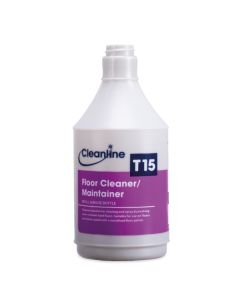 Cleanline Super T15 Floor Cleaner/Maintainer Trigger Bottle (Empty) 750ML [Pack of 1]