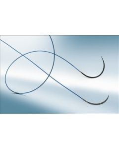 Optilene Non-Absorbable Monofilament Suture 2/0, 75cm, Blue, 26mm 1/2 Circle Round Bodied Needle [Pack of 36]