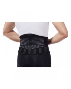 9-inch Breathable Lumbar Support with 4 Plastic Stays (Medium) [Pack of 1]