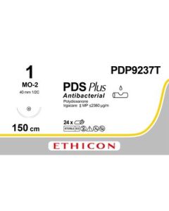 PDP9237T – PDS Plus Absorbable Monofilament Voilet 150cm Suture (USP 1, Loop) [Pack of 24]