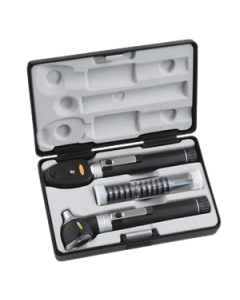 Otoscope and Ophthalmoscope Set AccoView 300 Economy LED with 1 Handle in Hard Case [Pack of 1]