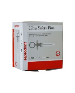 Septodont Ultra Safety Plus Single Use Sterile Injectable 2.2ML Device 30G Short X 25MM [Pack of 100] 