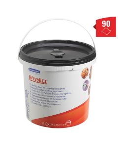 7775 WypAll Presoaked Cleaning Wipes Bucket Green [Pack of 6]