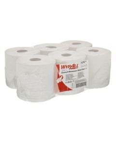 7278 WypAll L20 2ply Cleaning & Maintenance Centrefeed Rolls White [Pack of 6]