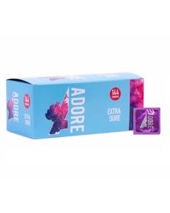 Pasante Adore Condoms Extra Sure - Clinic Pack [Pack of 144]