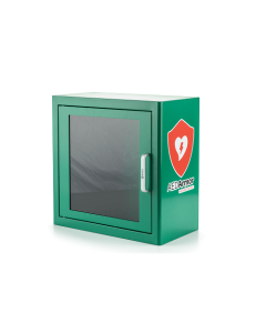 AED Armor Green Metal Indoor Cabinet with Alarm