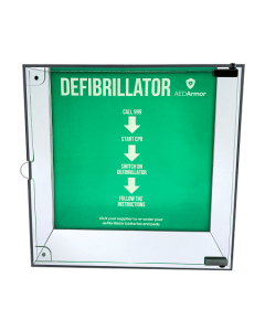 AED Armor Illuminated High Impact Perspex Indoor Cabinet