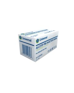 Alcotip 70% Alcohol Skin Cleansing Wipes [Pack of 100] 