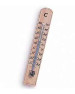 AW Wood Frame Dual Celcius Room Thermometer [Pack of 1]