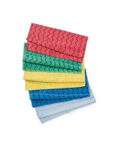 Rubbermaid Hygen Microfibre Cloth Green [Pack of 12]