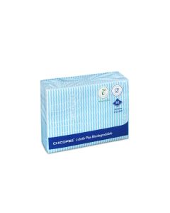 Chicopee J Cloth Plus Biodegradable Blue [Pack of 50]