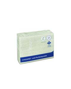 Chicopee J Cloth Plus Biodegradable Green [Pack of 50]