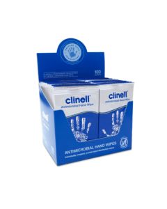 Clinell Antimicrobial Hand Wipes (individually wrapped) [Box of 100]