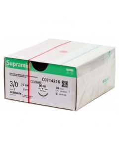 SUPRAMID BLACK 3/0 (2) 75CM DS19 [Pack of 36]