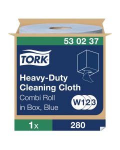 Tork Heavy-duty Cleaning Cloth Blue 106.4m [Pack of 1]