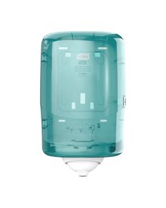 Tork Reflex Mini Centrefeed Dispenser White And Turquoise [Pack of 1]