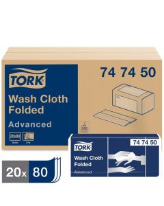 Tork Wash Cloth 6ply White [Pack of 1600]