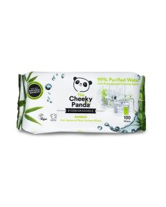 Cheeky Panda Anti-bac Bamboo Multi Surface Wipes [Pack of 6]
