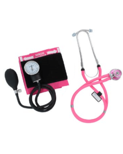 Emerald Sphygmo & Sprague Stethoscope Set (Pink)
