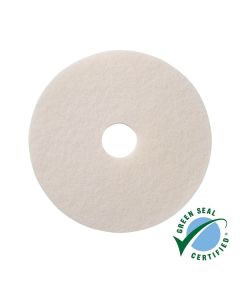 Wecoline Full Cycle White Floor Pad 17" [Pack of 5]