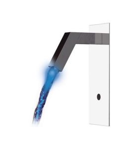 Remer Designer Series Touchless Wall Mounted Sensor Tap - Illuminated Water Flow [Pack of 1]