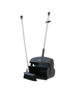 Vikan Closed Dustpan Set c/w Broom & Squeegee [Pack of 1]