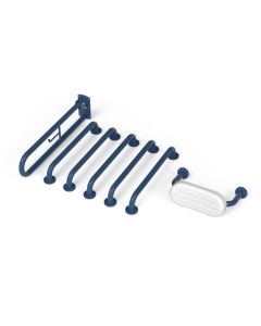 Fitzroy Dark Blue Doc M Rail and Back Rest Pack [Pack Of 1]