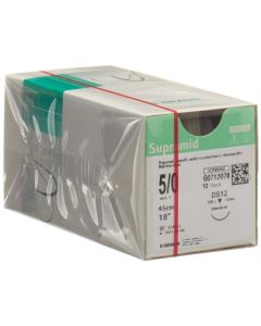 SUPRAMID BLACK 5/0 (1) 45CM DS12 [Pack of 12]