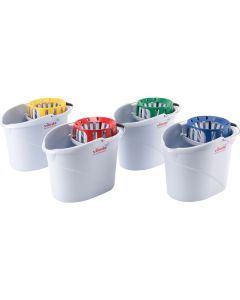 Vileda Supermop Bucket & Wringer Blue 10L [Pack of 1]