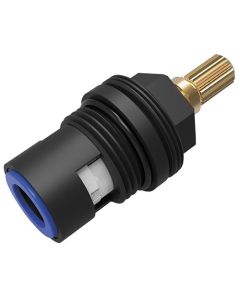 Hart 1/2" BSP Quarter Turn Plastic Tap Valves (Pair) [Pack of 1]