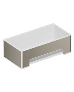 HEWI Metallics Rectangular Shower Basket - Brushed Nickel [Pack Of 1]