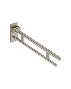 HEWI Metallics Hinged Duo Support Rail '850'- Brushed Nickel [Pack Of 1]