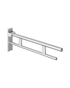 HEWI Duo 750mm Hinged Support Rail - Satin Stainless Steel [Pack Of 1]