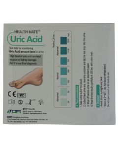 COLOUR CHART FOR GOUT URIC ACID STRIPS [Pack of 1]