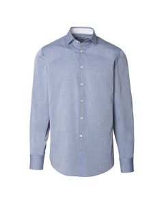 Mens chambray roll up sleeve shirt Blue Colour
