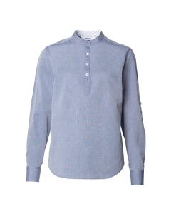 Mens chambray stand up collar
