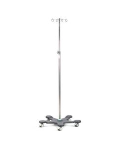 Bristol Maid Mobile Infusion Stand - Heavy Duty - Easy Clean - Polyurethane - 4 Hook - Green