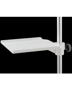 Provita Monitor Shelf (240 x 248 mm), Steel, White Coated, For Tube Dia 25 mm