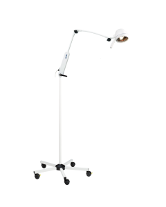 Provita 12V/50W Exam And Minor Ops Lamp With 2 Rigid Arms Mounted On Mobile Troll