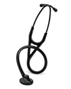 3M Littmann Master Cardiology Stethoscope, Black Tubing, Black Chestpiece [Pack of 1]