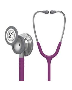 3M Littmann Classic III Monitoring Stethoscope 69cm Plum Tubing [Pack of 1]