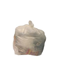 CleanWorks White Square Bin Liner [Pack of 500]